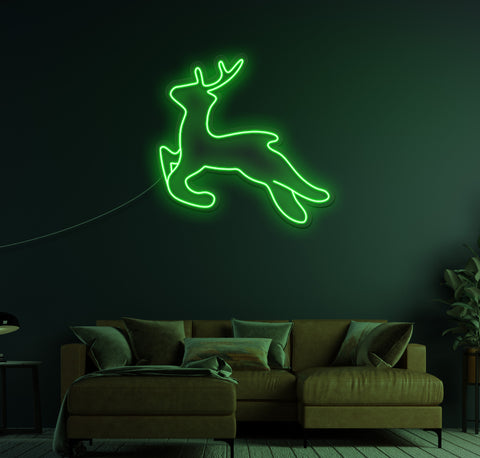 Reindeer LED Neon Sign