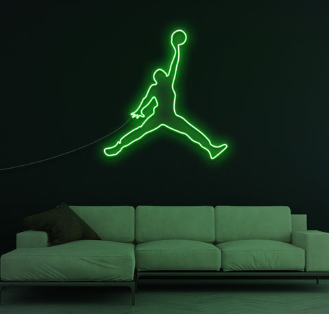 Basketball Jump LED Neon Sign