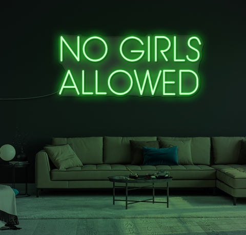 No Girls Allowed LED Neon Sign