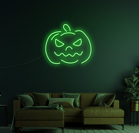 Simple Pumpkin LED Neon Sign