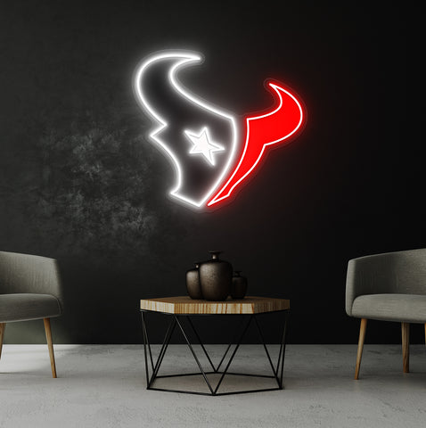 Houston American Football LED Neon Sign