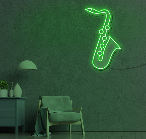 Saxophone LED Neon Sign