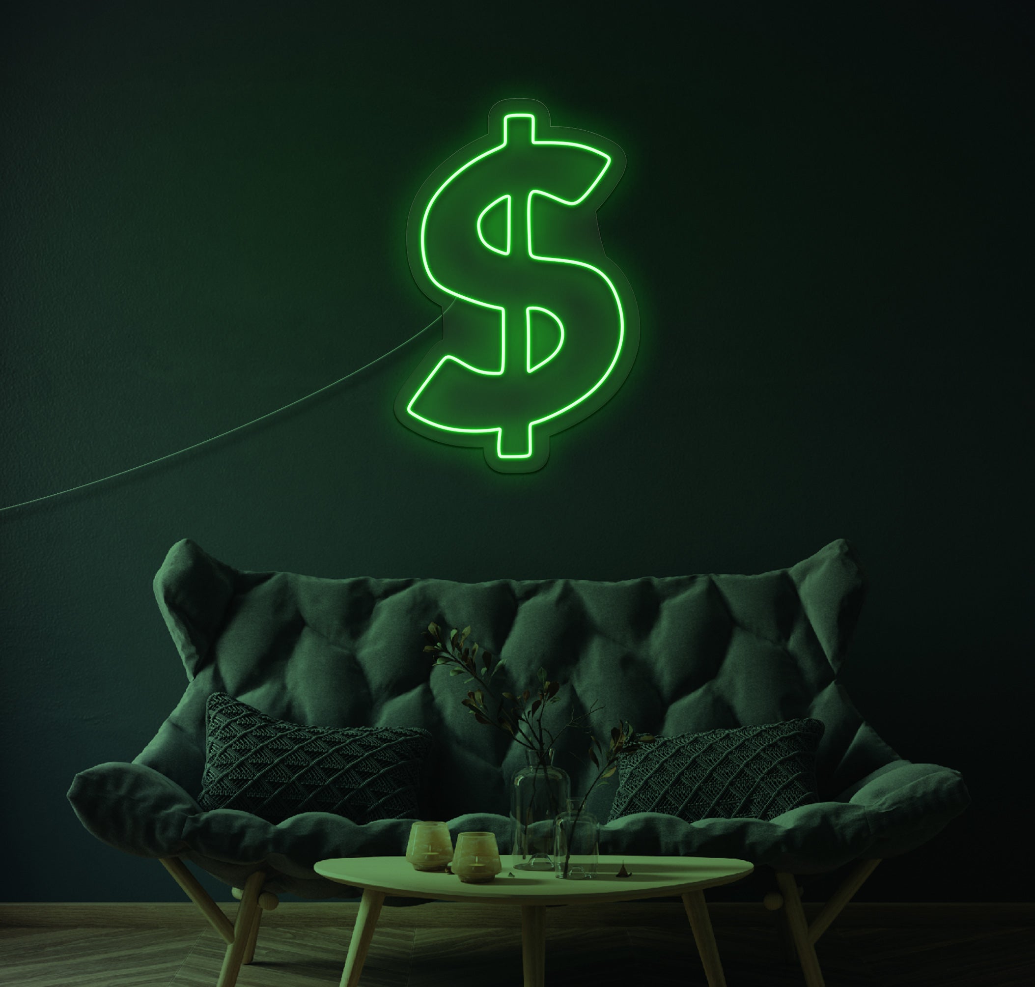 Dollar Sign LED Neon Sign – The Neon Factory