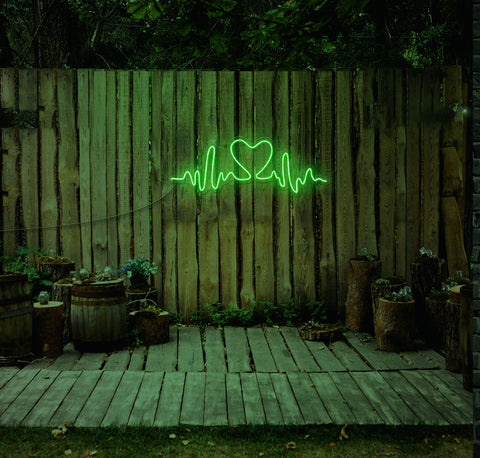 Pulsing Heart LED Neon Sign