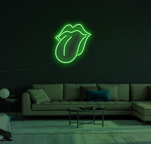 Rolling Stones Logo LED Neon Sign