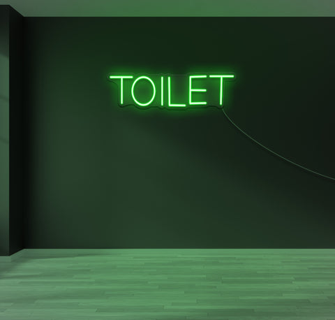 Simple Toilet LED Neon Sign