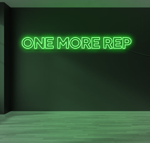 One More Rep LED Neon Sign