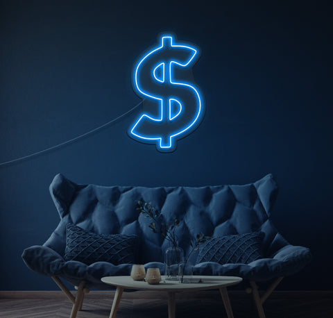 Dollar Sign LED Neon Sign