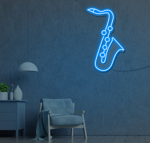 Saxophone LED Neon Sign