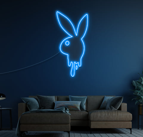 Bunny Boy Drip LED Neon Sign