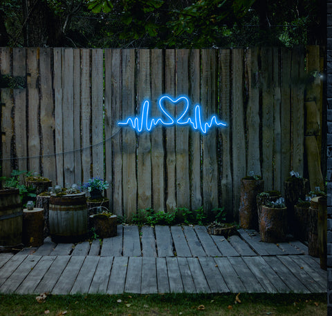 Pulsing Heart LED Neon Sign