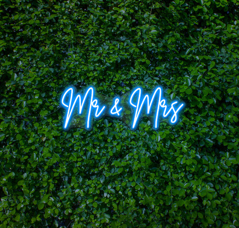 Mr & Mrs LED Neon Sign