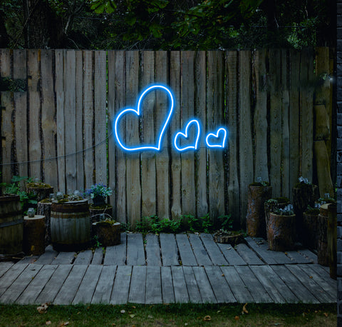 Heart Family LED Neon Sign