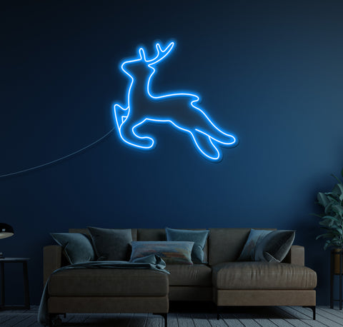 Reindeer LED Neon Sign