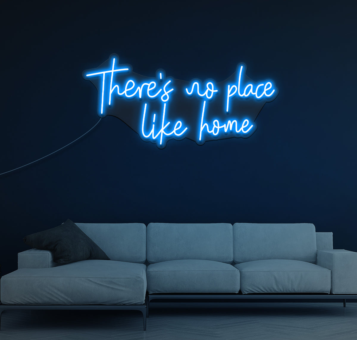 There's No Place Like Home LED Neon Sign