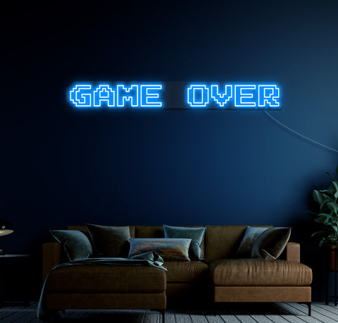 Game Over LED Neon Sign