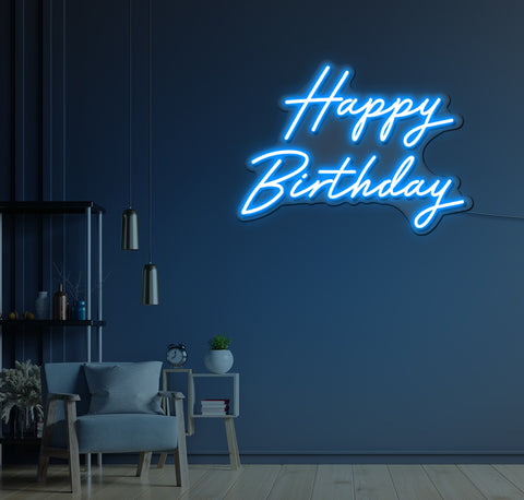 Happy Birthday LED Neon Sign