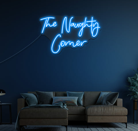 The Naughty Corner LED Neon Sign