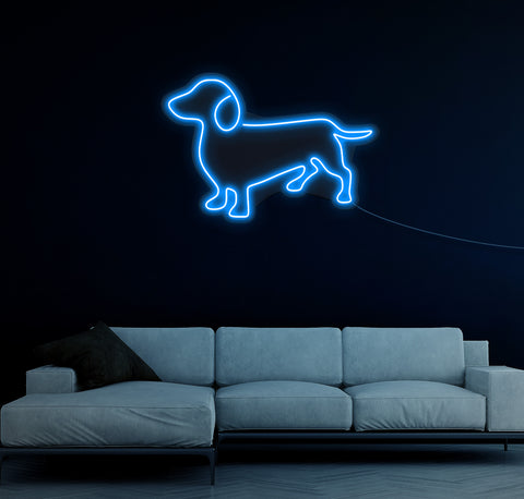 Sausage Dog LED Neon Sign