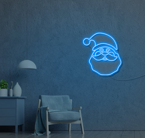 Happy Santa LED Neon Sign