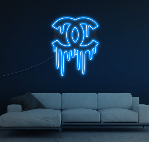 CC Drip LED Neon Sign