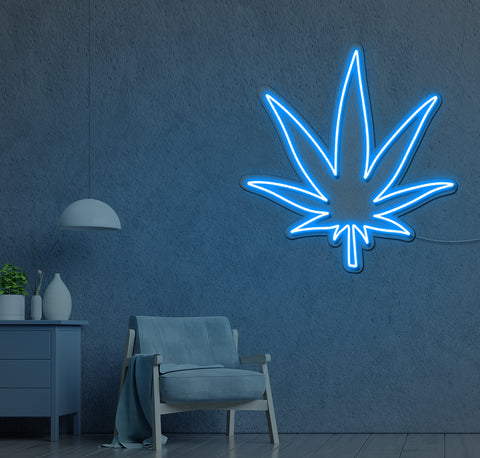 Marijuana Leaf LED Neon Sign