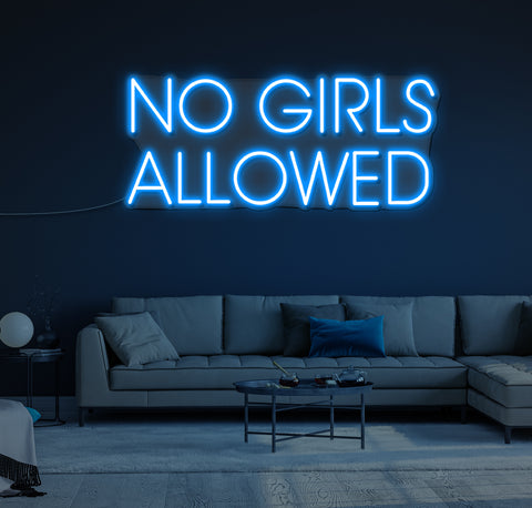 No Girls Allowed LED Neon Sign