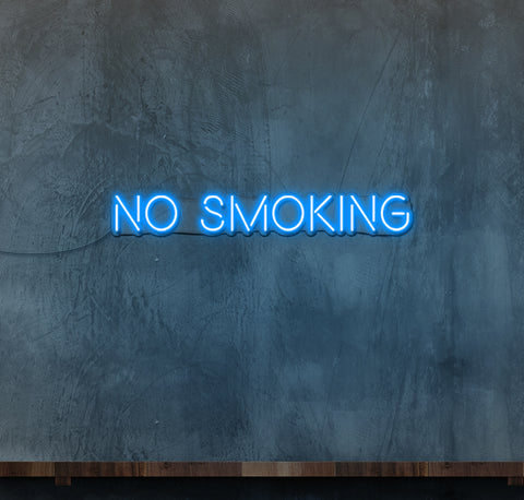 No Smoking Old School LED Neon Sign