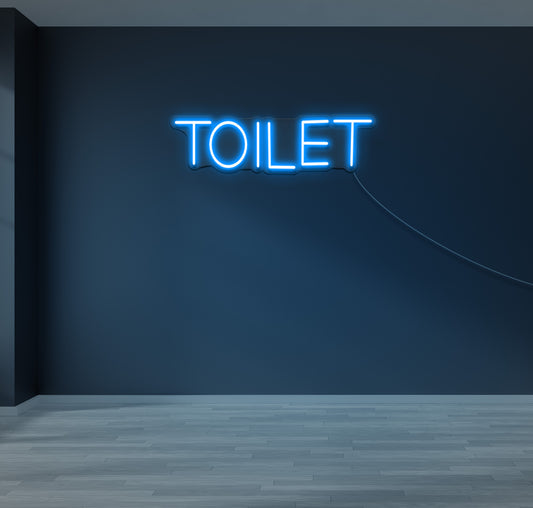 Simple Toilet LED Neon Sign