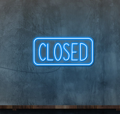 Closed Boxed LED Neon Sign