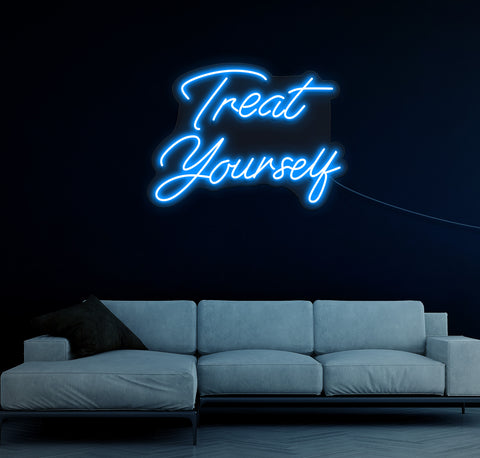 Treat Yourself LED Neon Sign