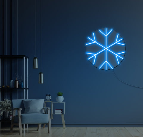 Snowflake LED Neon Sign