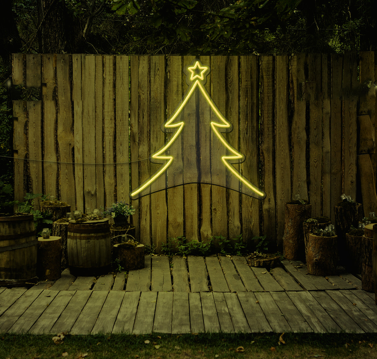 Christmas Tree LED Neon Sign
