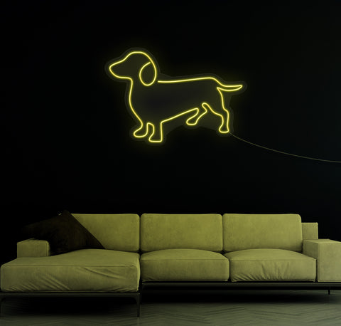 Sausage Dog LED Neon Sign