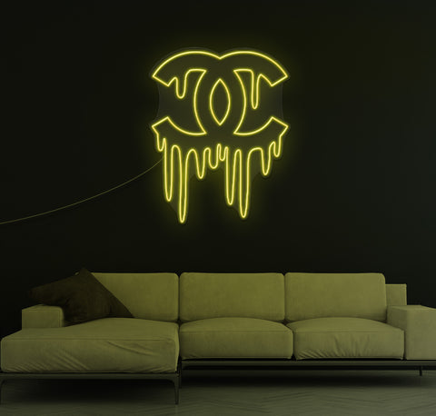 CC Drip LED Neon Sign