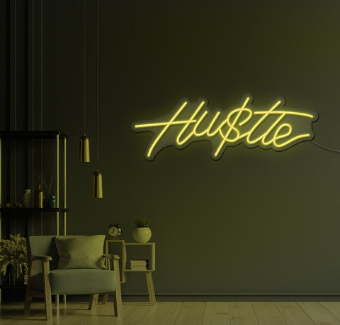 Hustle LED Neon Sign