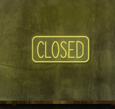 Closed Boxed LED Neon Sign