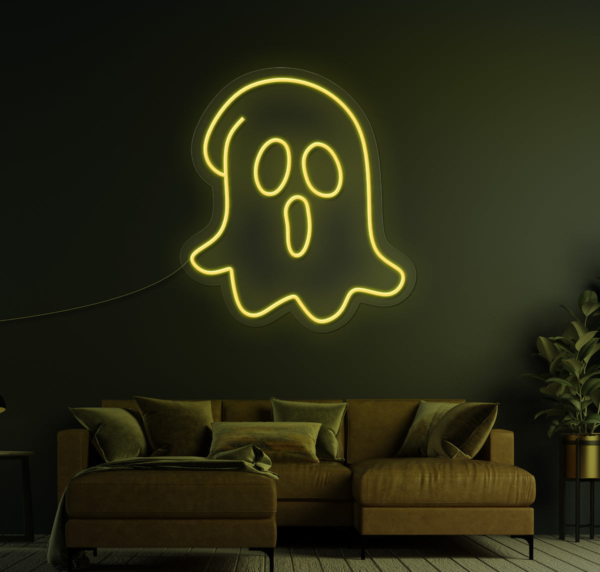 Balaclava Ghost LED Neon Sign