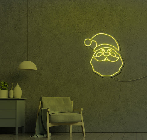 Happy Santa LED Neon Sign