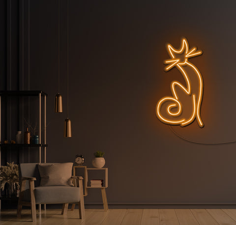 Kitty Cat LED Neon Sign