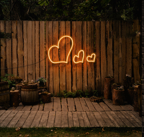 Heart Family LED Neon Sign