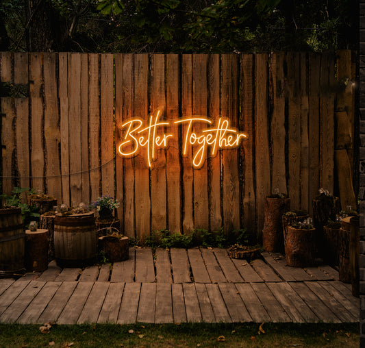 Better Together LED Neon Sign