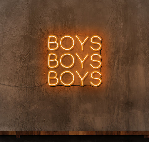 Boys, Boys, Boys LED Neon Sign