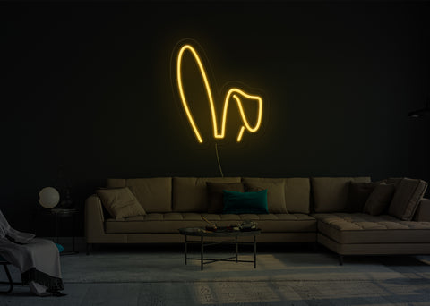 Extra Flop Bunny Ears LED Neon Sign