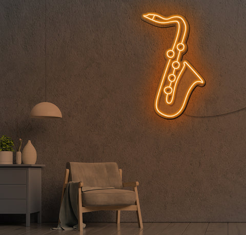 Saxaphone LED Neon Sign