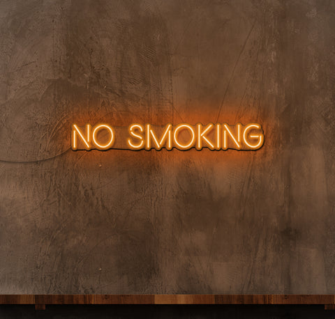 No Smoking Old School LED Neon Sign