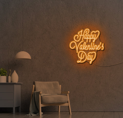 Happy Valentines Day LED Neon Sign