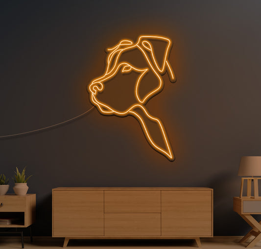 Canine LED Neon Sign