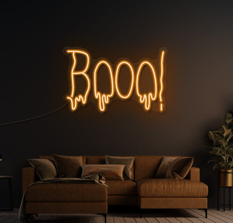 Booo! LED Neon Sign