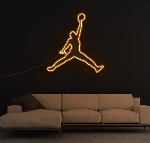 Basketball Jump LED Neon Sign